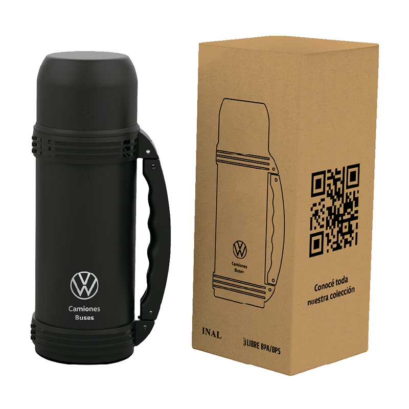 Termo doble capa, 1 lt.